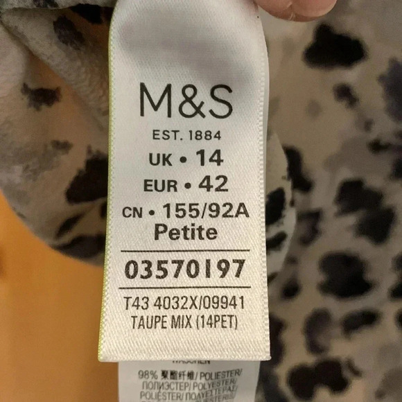 M&S Collection Taupe/Black XLP - Picture 8 of 10